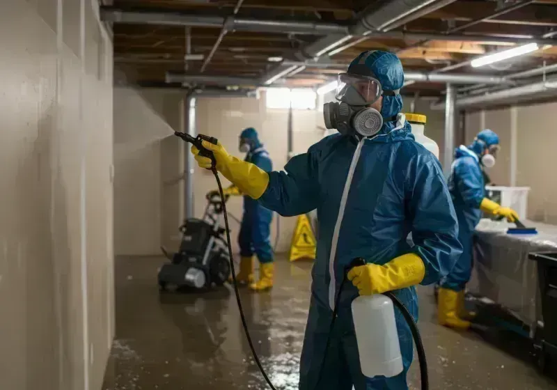 Basement Sanitization and Antimicrobial Treatment process in Keystone, CO